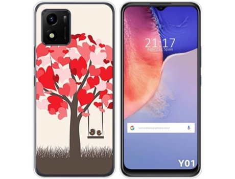 Carcasa Vivo Y01 TUMUNDOSMARTPHONE Dibujos Pajaritos Multicolor
