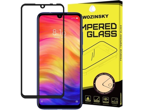 Protector Cristal Templado Xiaomi Redmi 7 LMOBILE Full Cover Negro