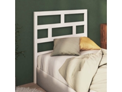 Cabecero De Cama Madera Maciza De Pino Blanco 96x4x100 Cm
