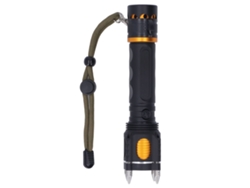 Linterna Led Recargable, Superbrillante, Con Alarma Y Autodefensa Para Acampada Y Uso En Emergencias Al Aire Libre.