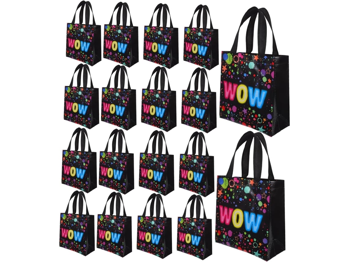 Bolsas De Regalo No Tejidas De 30 Piezas Con Asas, Pequeñas Bolsas Reutilizables Para Regalos Y Dulces.