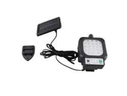 Yncm2026-luz Solar De Pared Led 21 Perlas Super Brillante Ip65 Exterior Con Sensor De Movimiento Y Cable 11.2ft
