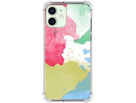 Carcasa iPhone 12 Mini (5.4) TUMUNDOSMARTPHONE Acuarela 02 Multicolor
