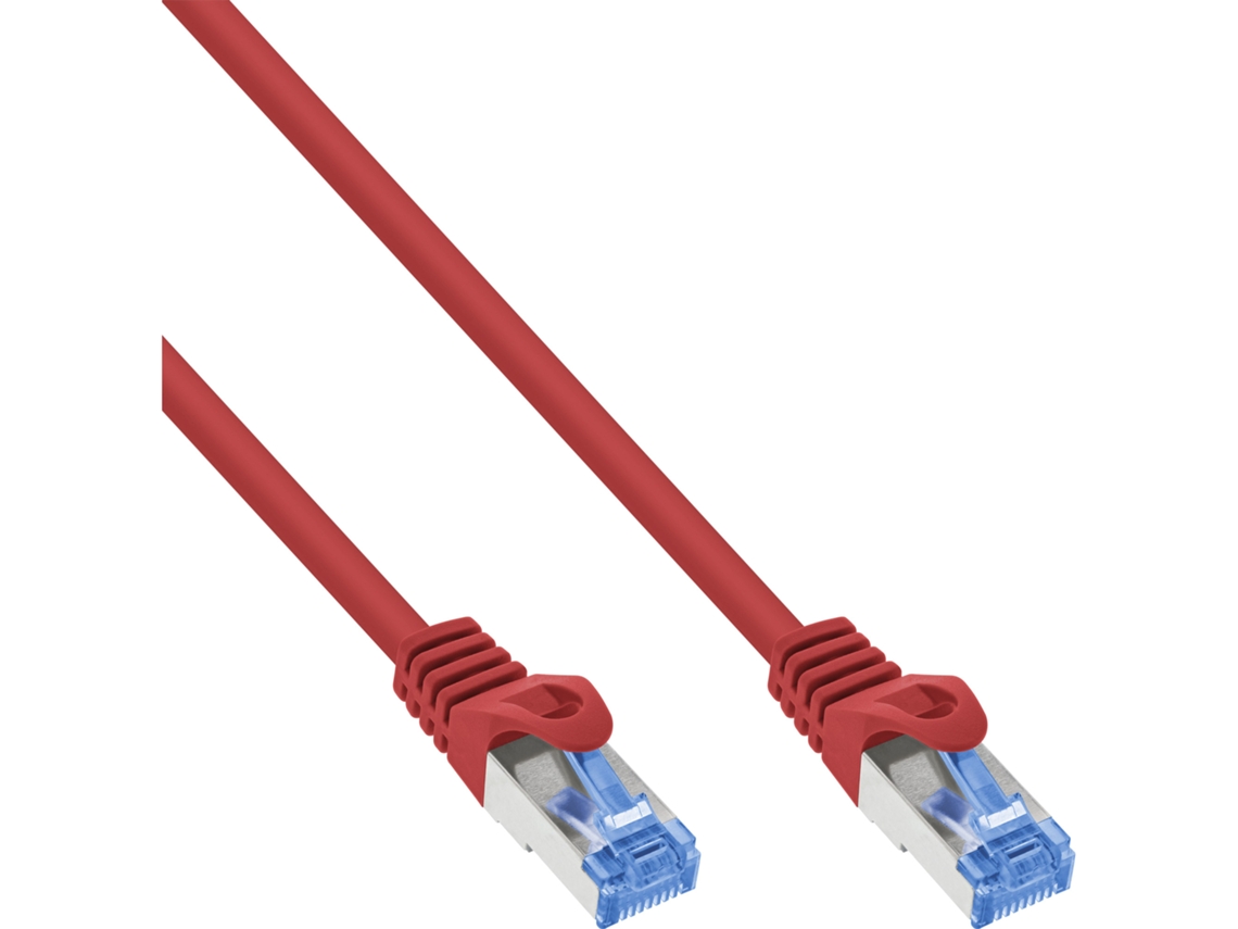72605r Cabo De Rede Vermelho 5 M Cat6a S/ftp Inline (s Stp)