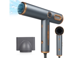 Secador De Pelo Con Iones Negativos 11000rpm 1600w 3 Velocidades Y 3 Ajustes De Calor Pantalla Led Para Hogar Y Salón