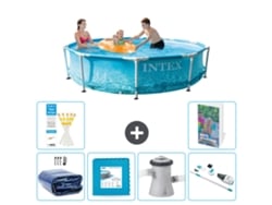Intex Piscina Com Estrutura Redonda - 305x76 Cm - 7-peças S145
