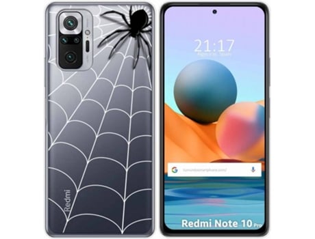 Carcasa Xiaomi Redmi Note 10 Pro TUMUNDOSMARTPHONE Araña Multicolor