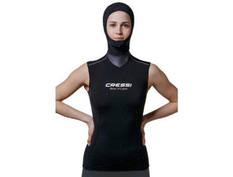 Colete Mulher Logo 5 Mm Preto Scressi