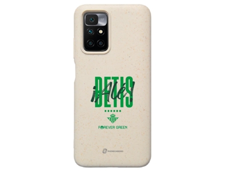 Funda Móvil Oficial Real Betis Fc Compostable Base para Xiaomi Redmi 10 Global PHONECASES3D