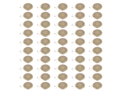 50 Juegos De Botones Ajustables De Bronce Para Pantalones De 17 Mm Con Tornillos De Hierro En Cruz De 2x6,5 Mm.