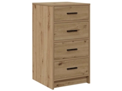 Maison Exclusive - Vitrina Roble Artisan 40 X 41 X 75 Cm Madera Contrachapada