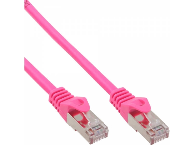 Cable de Red INLINE (RJ45 - 1.5 m - Rosa)