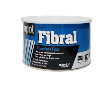 Masilla U-POL De Fibra De Vidrio Fibral (2 kg)