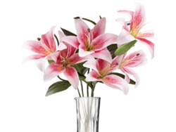 Paquete de 6 flores de lirio artificiales para decoración de bodas KOFIHETY