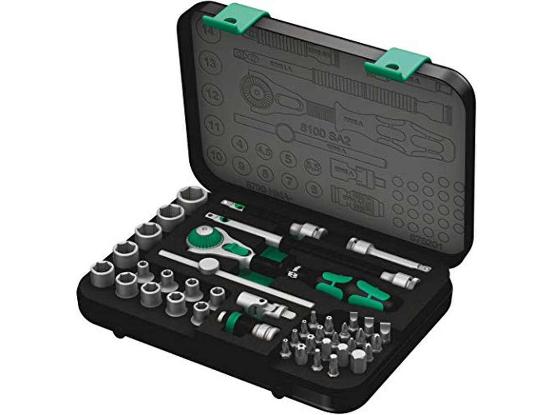 Llave de Carraca INDOOSTRIAL Wera Zyklop 8100  (10.2 cm)