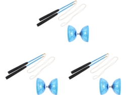 Diábolo De Tres Rodamientos Y Doble Cabeza 3x, Juguete De Fitness, Juguete Para Exteriores, Diábolo, Yo-yo, Para