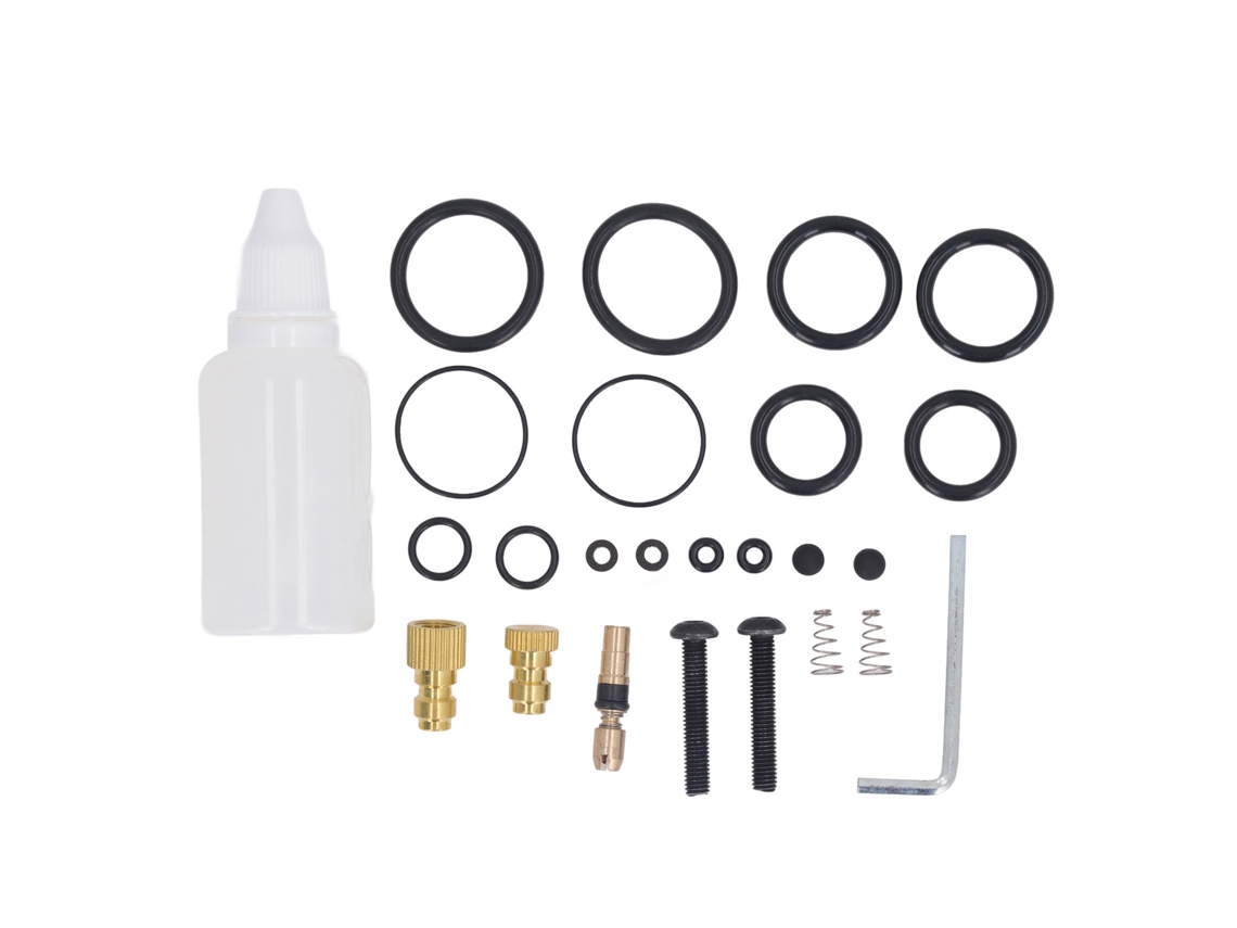 Kit De Sellado Para Compresor De Aire De 4500 Psi Con Juntas Tóricas, Tornillos Y Llave Allen Para Mantenimiento Diario.