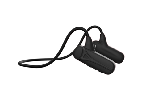 Auriculares Bluetooth Lx-F1-Conducción ósea - Oído abierto inalámbrico de conducción ósea negra con llamada de teléfono Mic 5