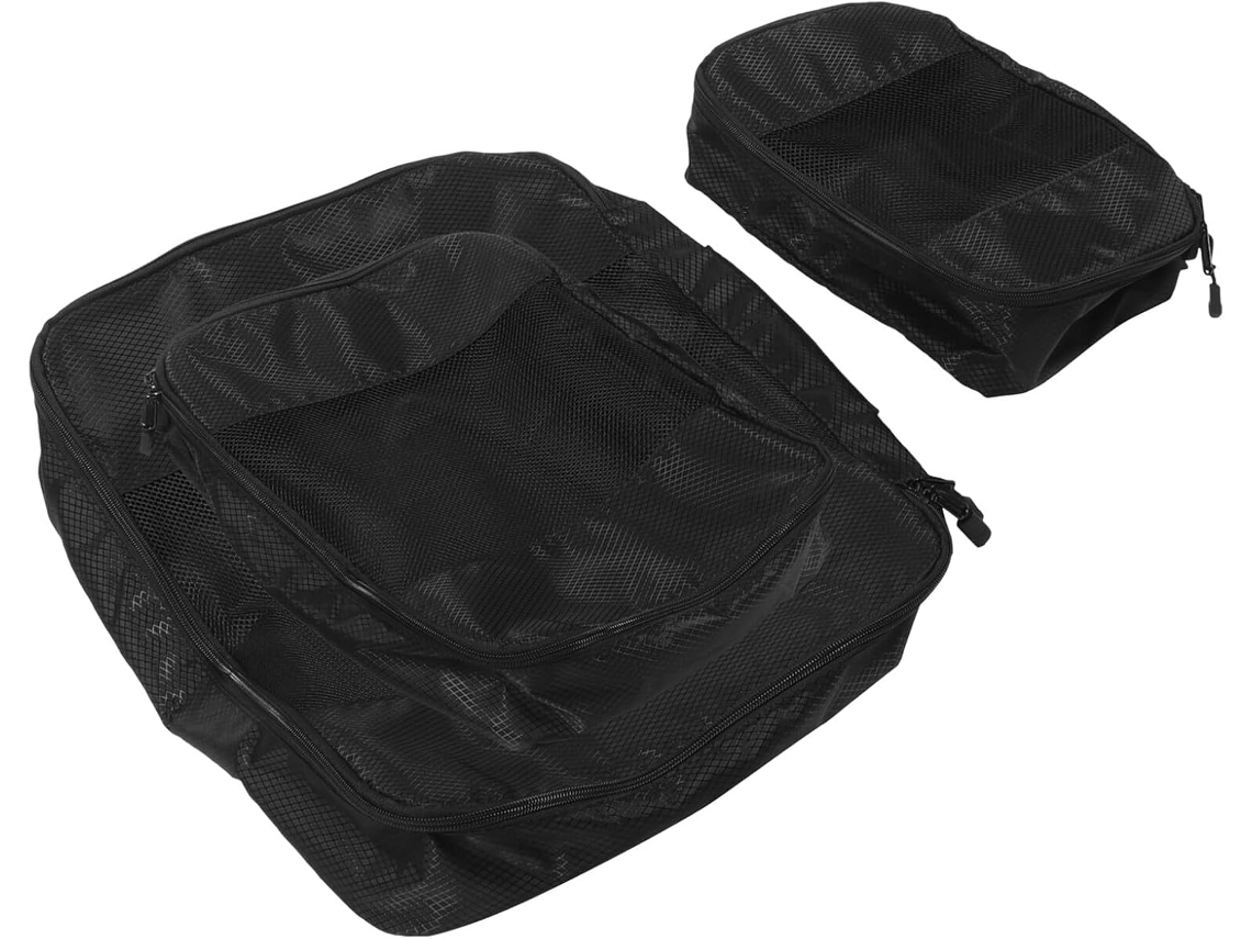 Set De Viaje De 3 Piezas, Neceseres De Gran Capacidad, Ligeros Y Compactos Con Cremallera.