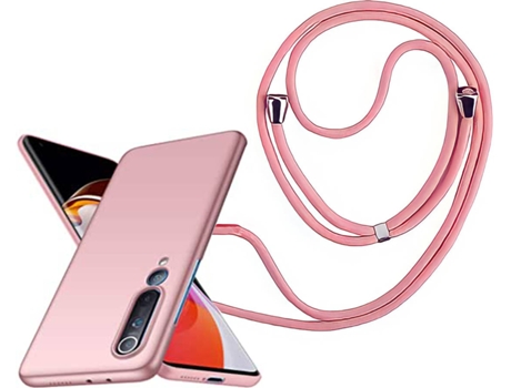 Funda Xiaomi Mi 10 Pro Turtleshell Rígida con Collar Rosa