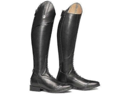 Botas Altas De Montar Para Mujer En Piel Sintética Con Cremallera Trasera.