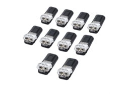 10 Conectores Terminales De Enchufe A Presión Para Cables De Coche De 12 V, 0,34-0,75 Mm Awg, 22-18, Cobre, 9 A, Ul94v-0