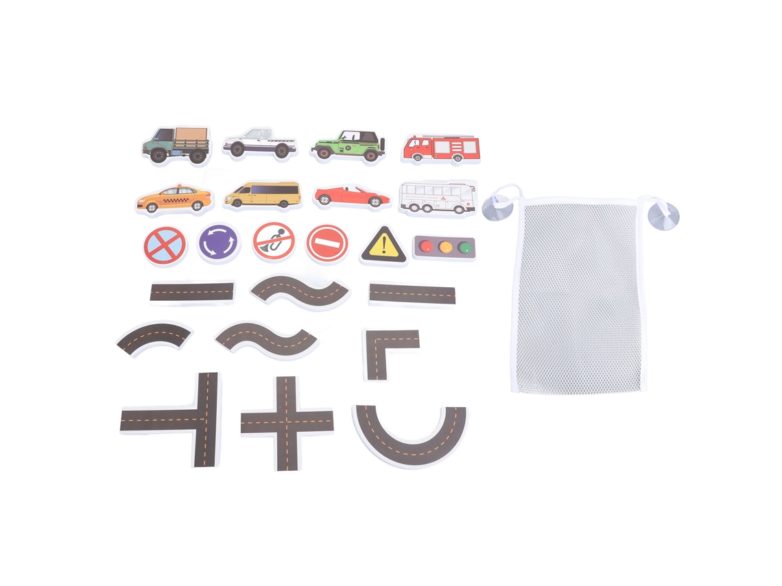 Ats-set De Rompecabezas De Ciudad Para Baño De Bebé, Pegatinas Eva Para Bañera Y Ducha Infantil