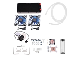 Kit De Refrigeración De Agua Para Ordenador (refrigeración Con Radiador 240 Para Cpu Y Tarjeta Gráfica, Incluyendo Ventiladores Led)