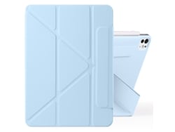 Capa Para Xiaomi Pad 8 Pro 11.2 Polegadas Magnética Destacável Com Design Y-fold E Fecho Magnético Azul Gelo