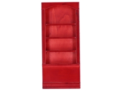 Dan26-estante De Libros En Miniatura De Madera Para Casita De Muñecas, Mueble Simulado Modelo Juguete (color Pino Rojo)