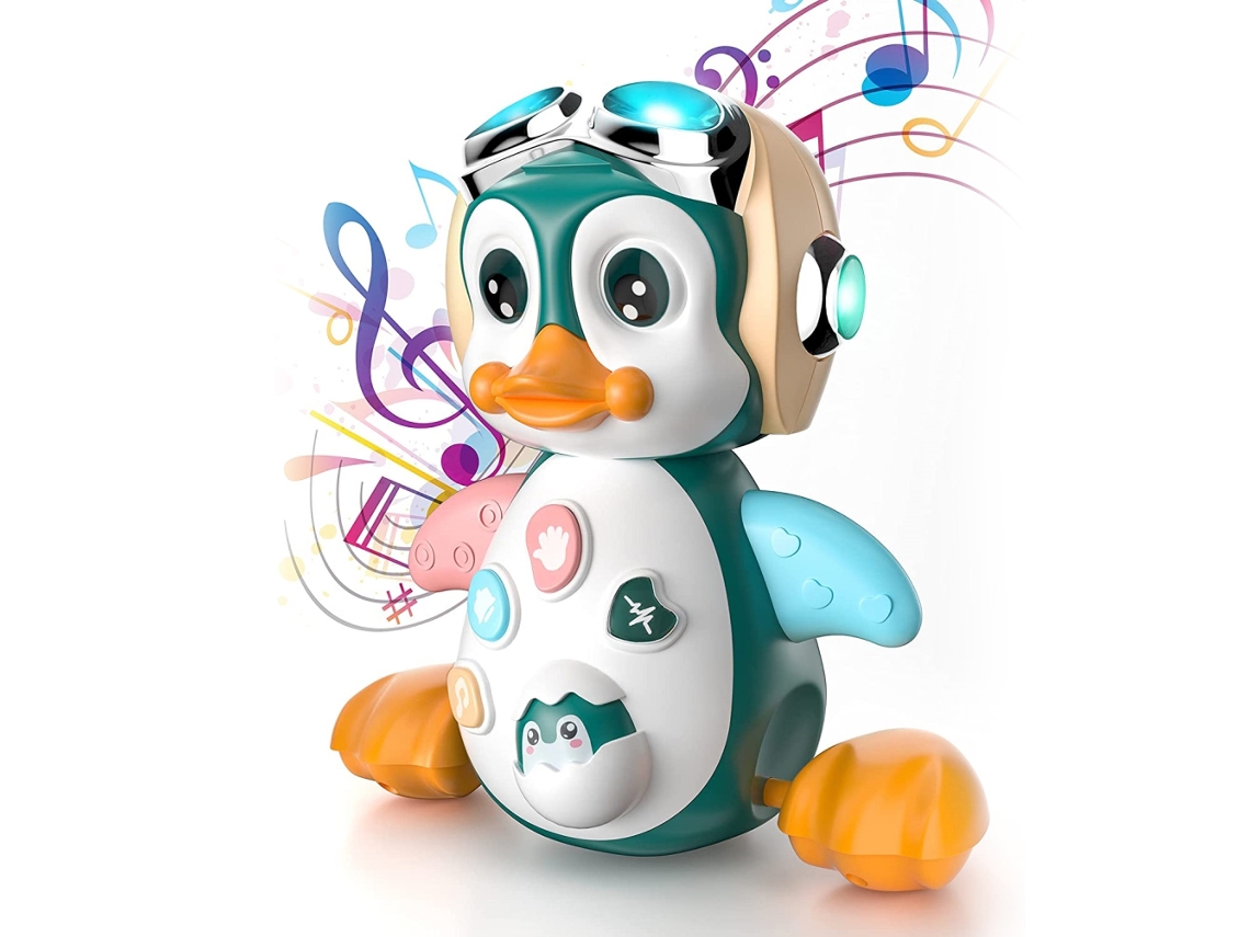 Jinwei-juguete Pingüino Musical Bailarín Con Luces Y Música Juguetes De Educación Temprana Para Bebés Niños Y Niñas