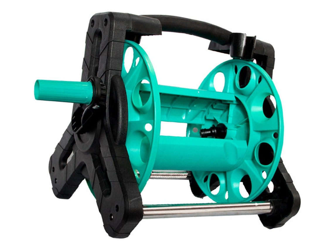Soporte para manguera de jardín, carrete, montaje Paraslowmoose