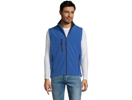Chaleco Softshell Masculino SOLS Rallye Men Azul Royal (S)