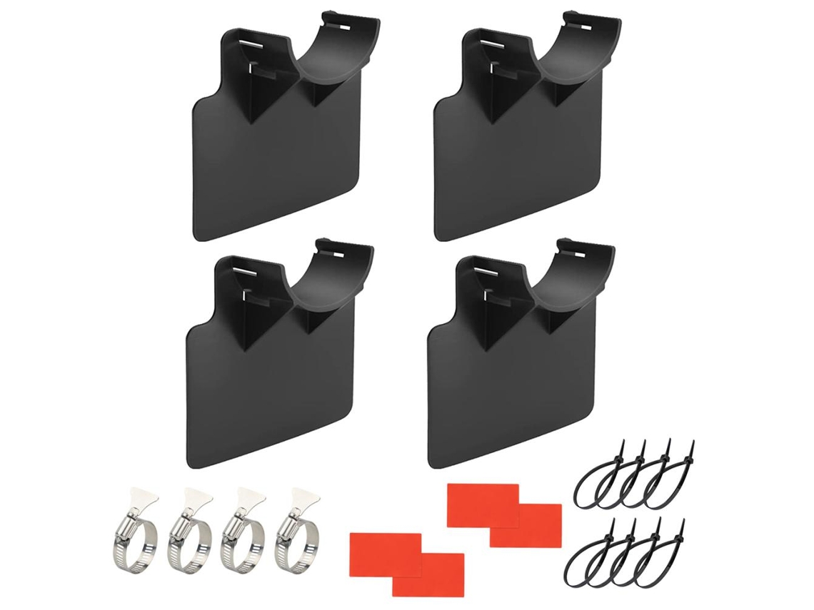 Soportes Ajustables Para Mangueras De Piscina Con Abrazaderas Y Bridas De Pp.