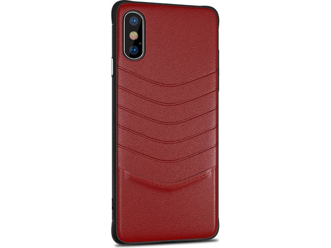 Funda iPhone XS Max WISETONY Jinuoshuma-63 Rojo
