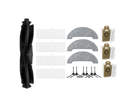 17pcs escova principal escova lateral hepa esfregonas saco de pó para proscenic m8 pro