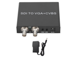 Convertidor SDI a VGA CVBS con salida de bucle y compatibilidad con 1080p