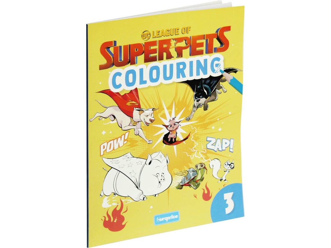 Libro League of SuperPets Colouring - 3 de Europrice (Portugués)