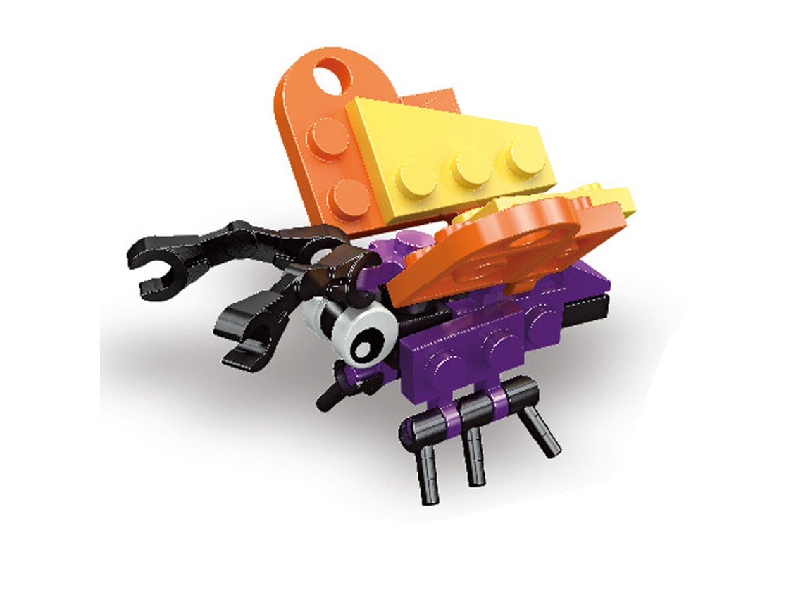 (estilo 1) Bloques De Construcción Educativos, Insectos, Compatibles Con Material Abs Lego, No Requieren Pilas.
