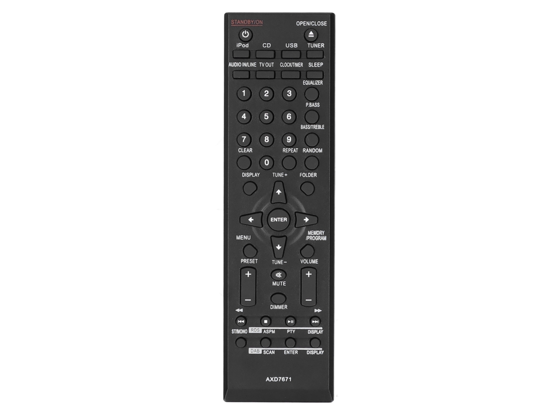 Controle Remoto Substituto Para Reprodutor De Áudio Home Theater Pioneer Axd7671