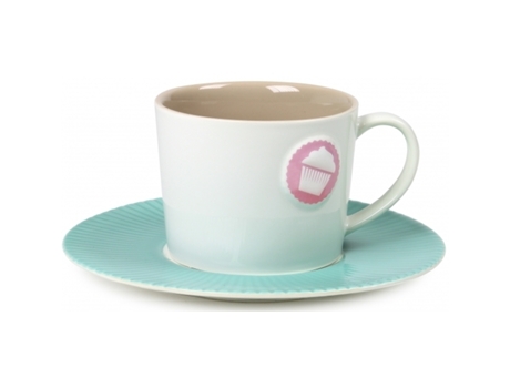 Taza Capuchino LILYS CUP CAKE Rosa Rosa 245Ml