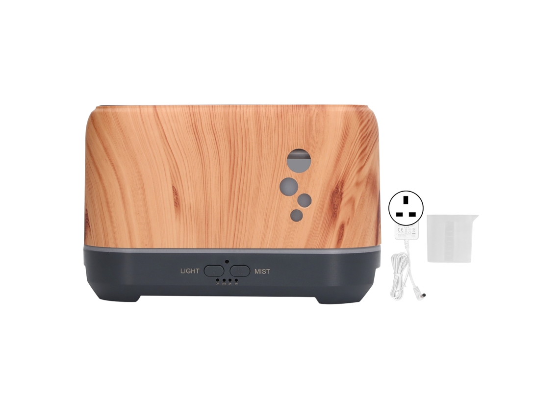 Humidificador De Niebla Aromática De 200 Ml, Difusor Silencioso De Aceites Esenciales Con Luz De Llama Para El Hogar, Enchufe Británico De 100-240 V.