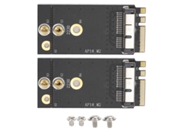 2 Piezas Adaptador De Tarjeta De Red Inalámbrica De Interfaz Os X A Ngff Bcm94360cs2 Bcm943602cs