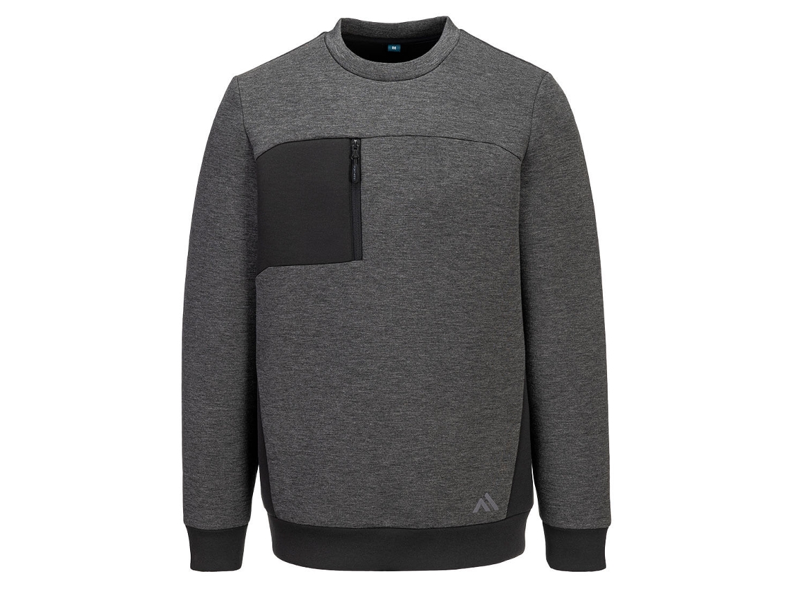 Sudadera Kx3 Tech: Ligereza y comodidad para trabajadores modernos / Gris metalizado / S Portwest