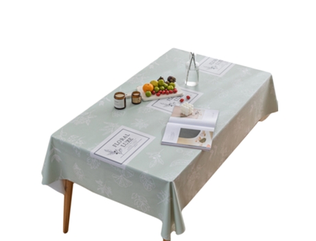 Mantel de jardín, mantel rectangular de PVC para mesa de café, mantel estilo 3