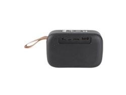 Altavoz Bluetooth 4.2 Inalámbrico Portátil Al Aire Libre Con Ranura Para U Disk Y Tarjeta Tf Negro