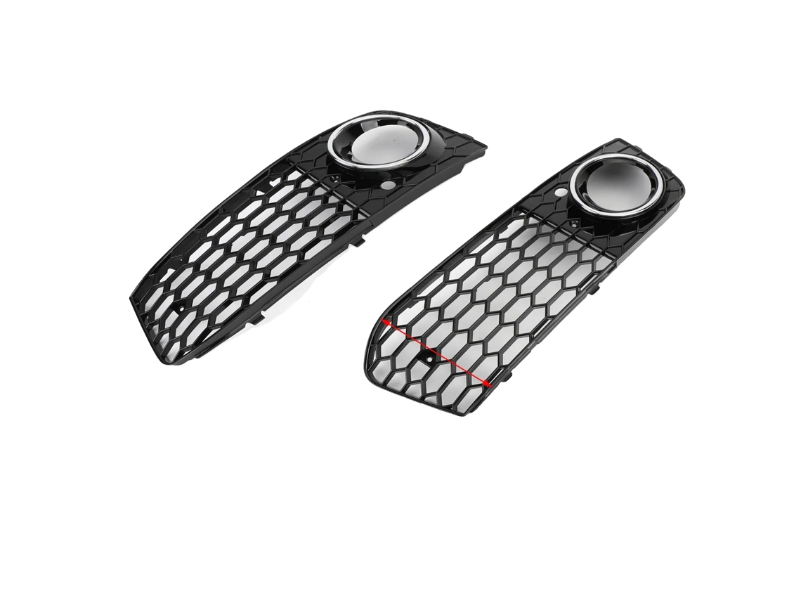 Rejilla de luz antiniebla, estilo RS4, plástico ABS duradero, OEM