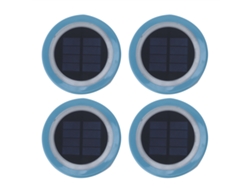 Bj-4 Peças De Luzes Flutuantes Solares Impermeáveis Led Para Piscina E Paisagem Exterior