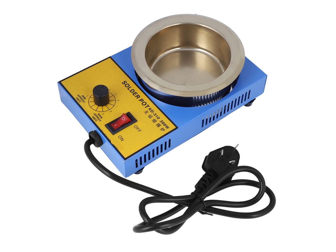 Placa De Titanio De 300 W Y 100 Mm, Recipiente Para Soldar Y Desoldar Sin Plomo Con Control Térmico.