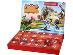 Calendario De Cuenta Regresiva Con Animales | Conjunto De Modelos Realistas Para Mesa